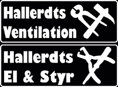 Hallerdts Ventilation, El & Styr Logotyp